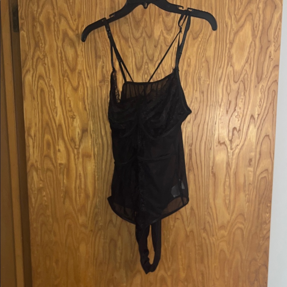 Source Unknown Black Shapewear Bodysuit